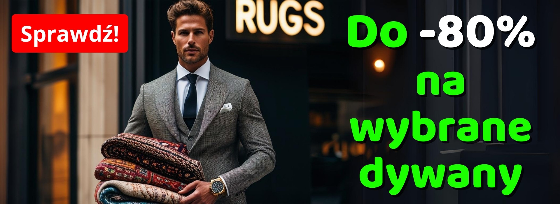 MEGA Wyprzedaż wybranych dywanów! Nawet -80%!